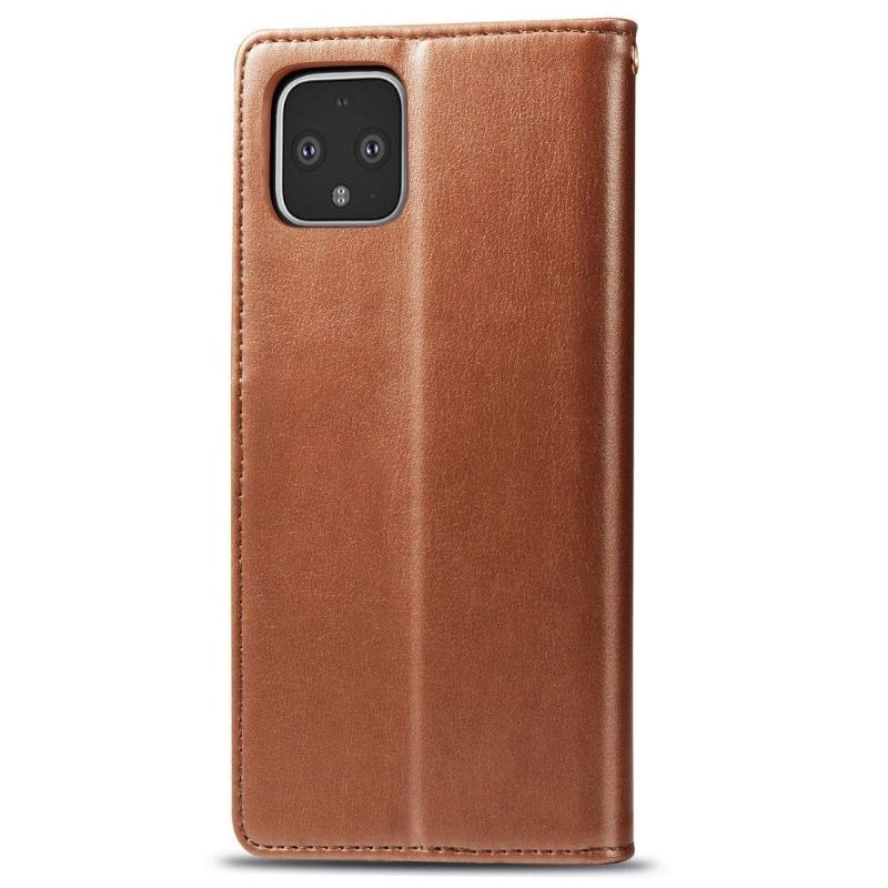 Etui Folio do Google Pixel 4 Classic Faux Leather Z Funkcją Stojaka