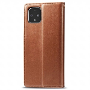 Etui Folio do Google Pixel 4 Classic Faux Leather Z Funkcją Stojaka