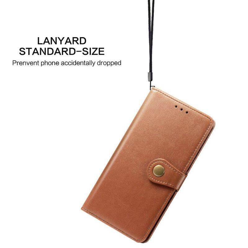 Etui Folio do Google Pixel 4 Classic Faux Leather Z Funkcją Stojaka