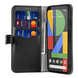 Obudowa Etui Na Telefon do Google Pixel 4 Kado Seria Skórzana - Czarna