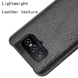 Etui do Asus Zenfone 7 / Zenfone 7 Pro Anti-fall Croco Efekt Skóry