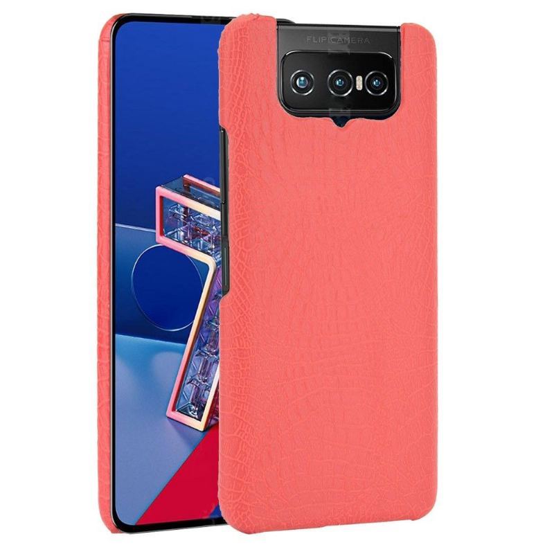 Etui do Asus Zenfone 7 / Zenfone 7 Pro Anti-fall Croco Efekt Skóry