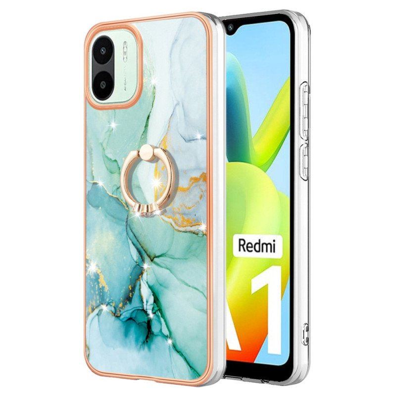 Etui do Xiaomi Redmi A1 Marmur Ze Wspornikiem Pierścienia