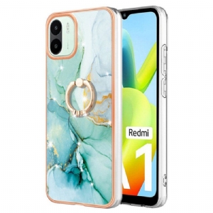 Etui do Xiaomi Redmi A1 Marmur Ze Wspornikiem Pierścienia