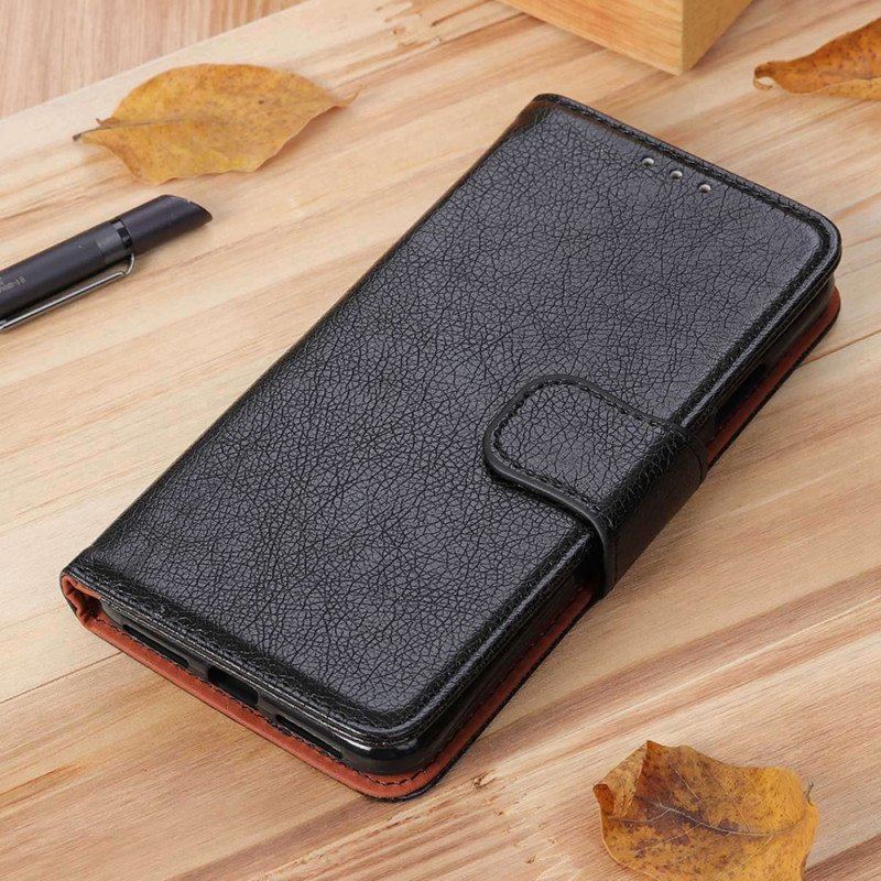 Etui Folio do Xiaomi Redmi A1 Dwoina Skóry Nappa