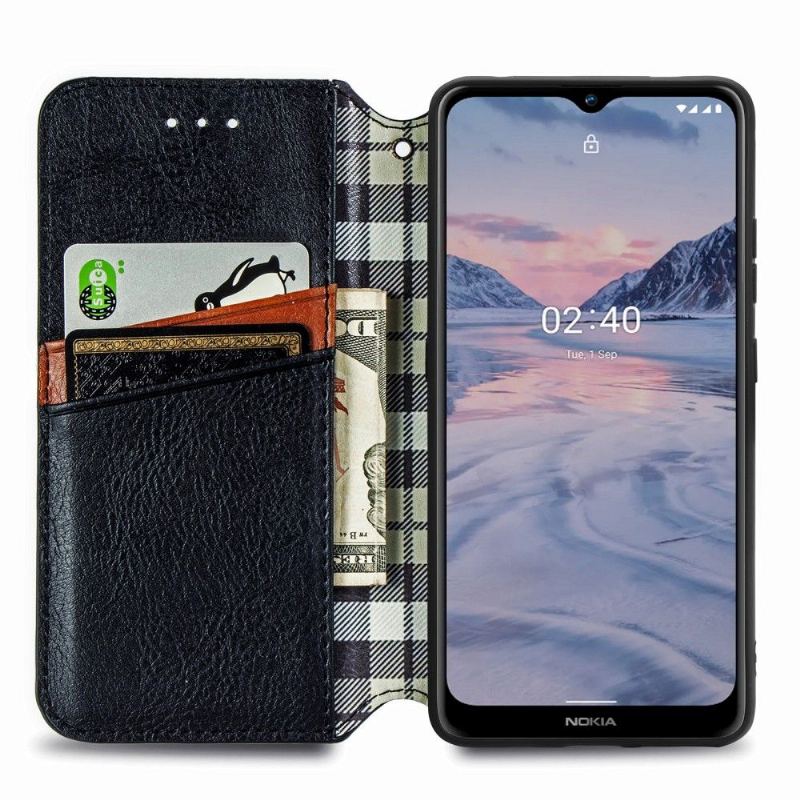 Etui Folio do Nokia 2.4 Classic Kub Design Posiadacz Karty