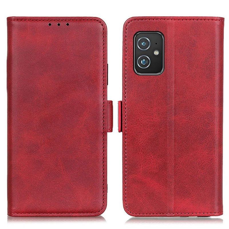 Etui do Asus Zenfone 8 Portfel Matowa Sztuczna Skóra