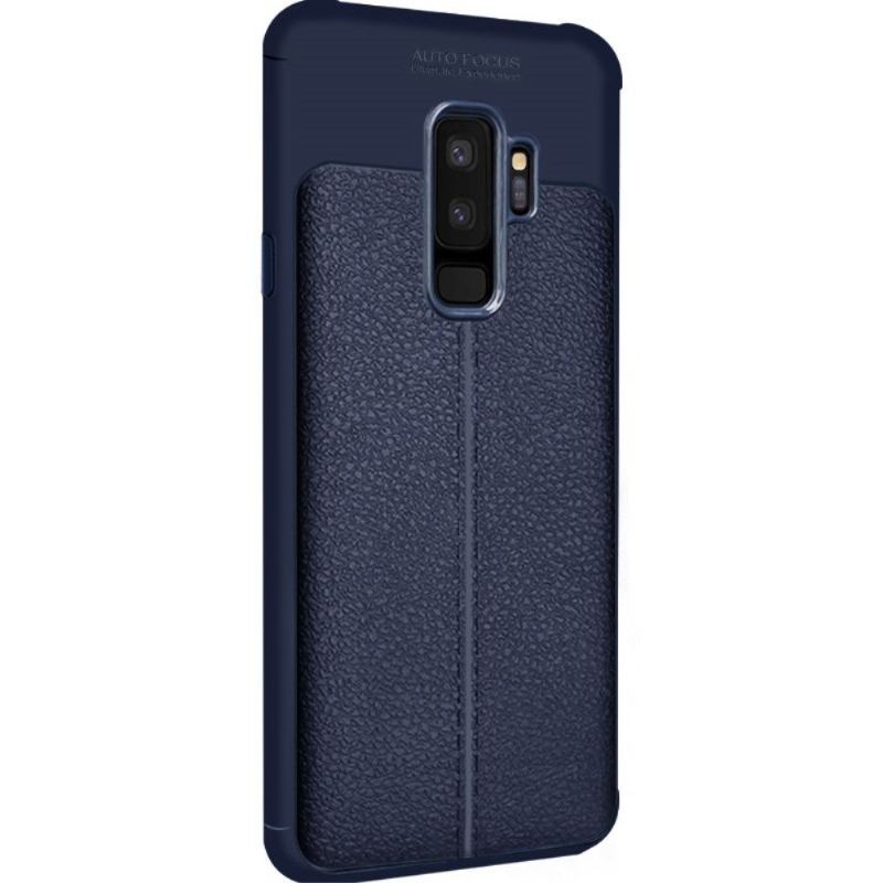 Etui do Samsung Galaxy S9 Plus Biznes Vega Efekt Skóry - Granatowy