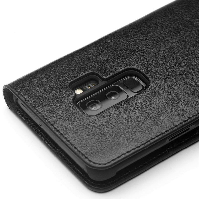 Etui do Samsung Galaxy S9 Plus Obrzeża Skórzany Uchwyt Na Karty