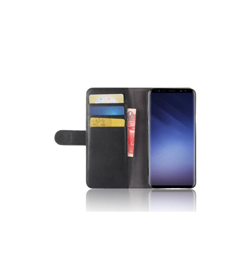 Etui Folio do Samsung Galaxy S9 Plus Premium Skórzane Etui Na Karty