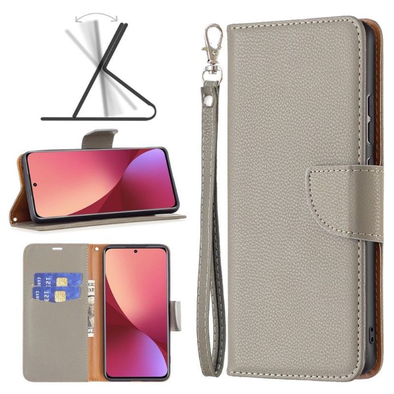 Etui do Xiaomi 12 Etui Folio Efekt Skóry Ziarnistej