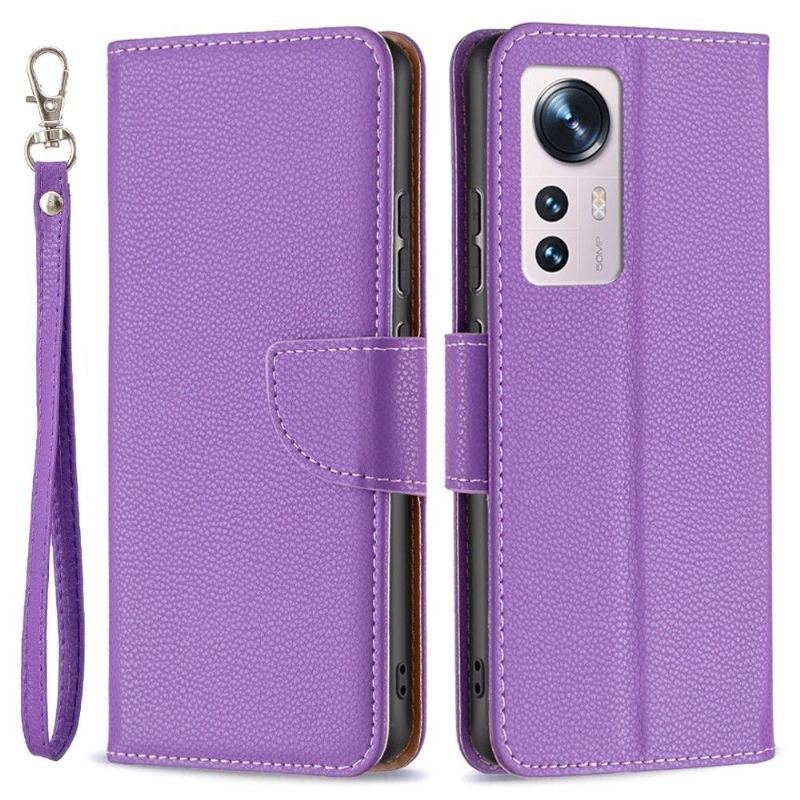 Etui do Xiaomi 12 Etui Folio Efekt Skóry Ziarnistej