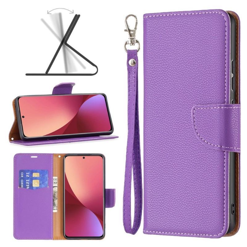 Etui do Xiaomi 12 Etui Folio Efekt Skóry Ziarnistej