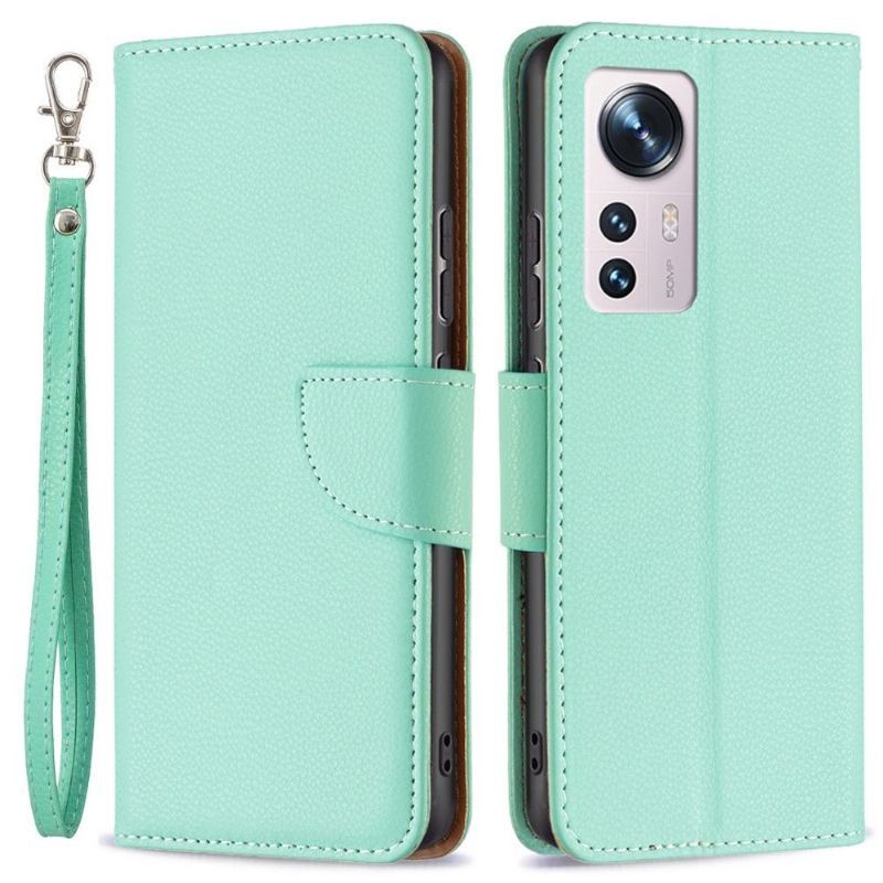 Etui do Xiaomi 12 Etui Folio Efekt Skóry Ziarnistej