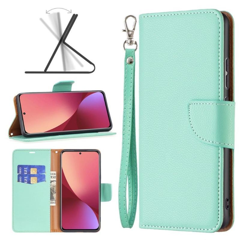 Etui do Xiaomi 12 Etui Folio Efekt Skóry Ziarnistej