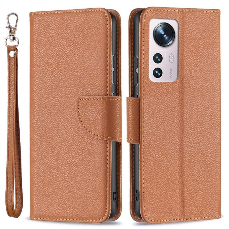 Etui do Xiaomi 12 Etui Folio Efekt Skóry Ziarnistej