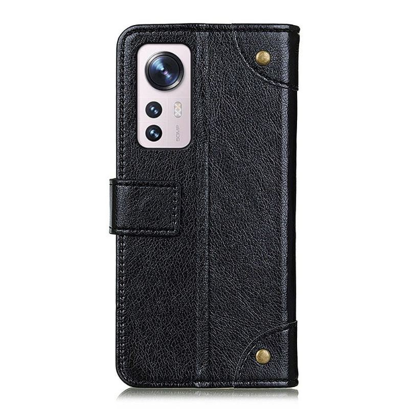 Etui do Xiaomi 12 Obrzeża Simon Nity Ze Sztucznej Skóry