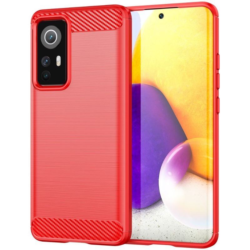 Etui do Xiaomi 12 Silikonowy Efekt Szczotkowania