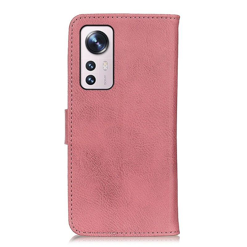 Etui Folio do Xiaomi 12 Classic Khazneh Etui Na Karty Z Efektem Skóry