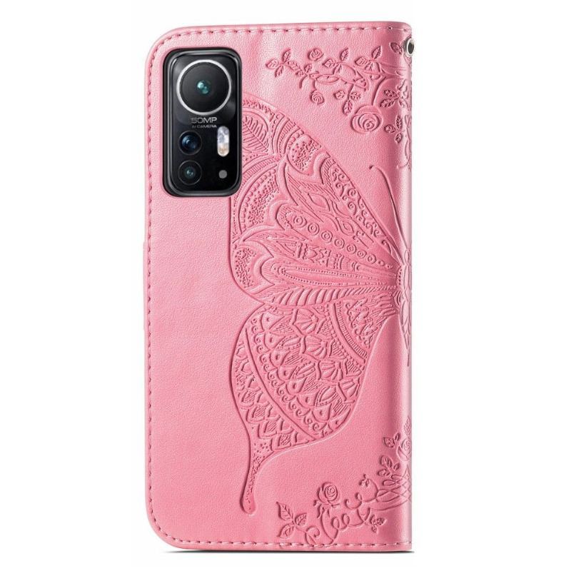 Etui Folio do Xiaomi 12 Classic Motyl Ulga