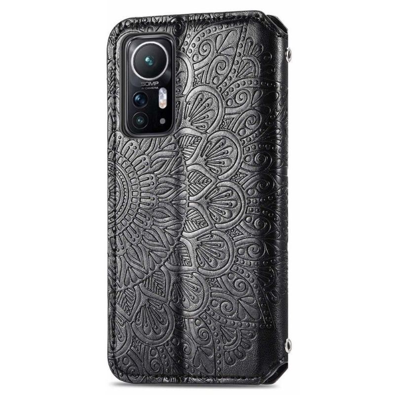 Etui Folio do Xiaomi 12 Classic Skórzany Futerał Flip Chic Mandala