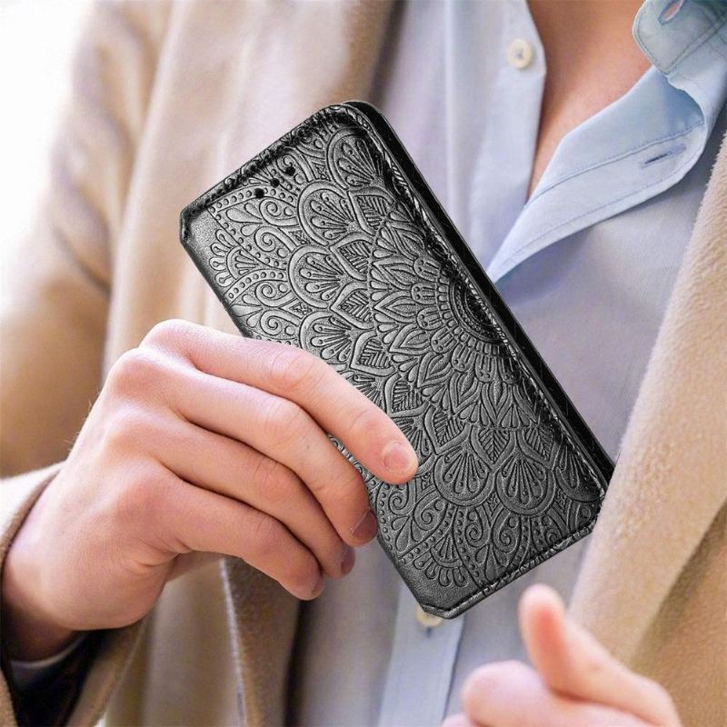 Etui Folio do Xiaomi 12 Classic Skórzany Futerał Flip Chic Mandala