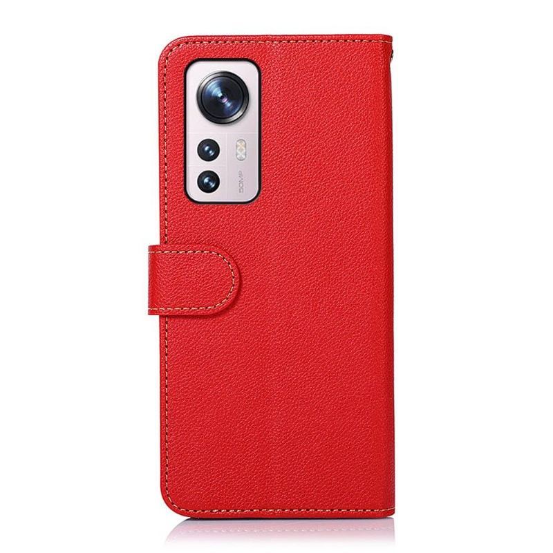 Etui Folio do Xiaomi 12 Khazneh Odsłonięte Szwy