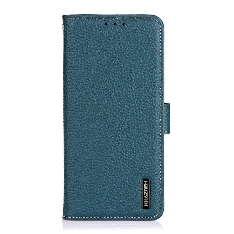 Etui Folio do Xiaomi 12 Obrzeża Khazneh Skóra Ziarnista