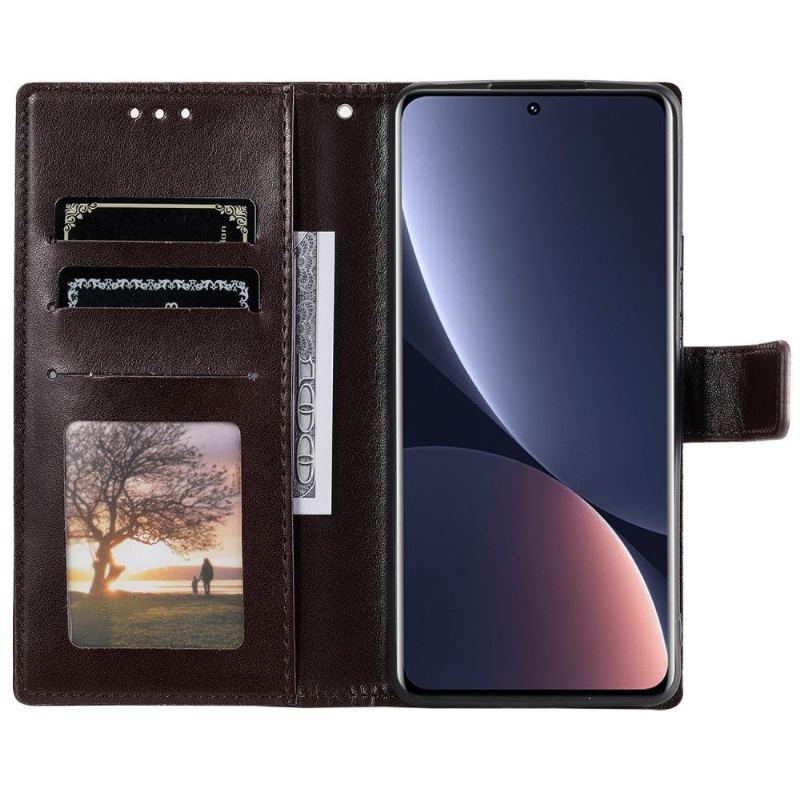 Etui Folio do Xiaomi 12 Obrzeża Mandala Sun