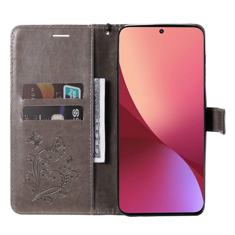 Etui Folio do Xiaomi 12 Obsługa Funkcji Motyli