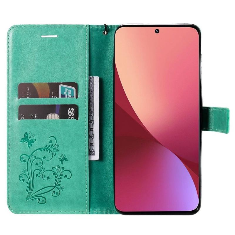 Etui Folio do Xiaomi 12 Obsługa Funkcji Motyli