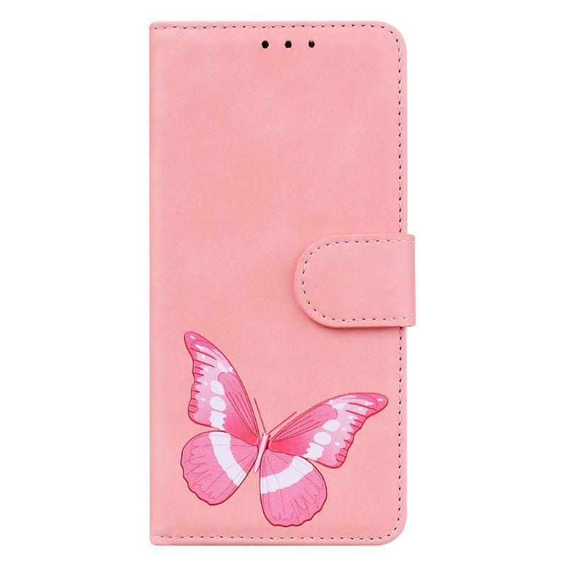 Etui Folio do Xiaomi 12 Etui Ochronne Kolorowa Ochrona Motyla