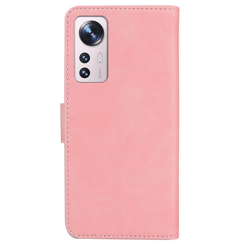 Etui Folio do Xiaomi 12 Etui Ochronne Kolorowa Ochrona Motyla