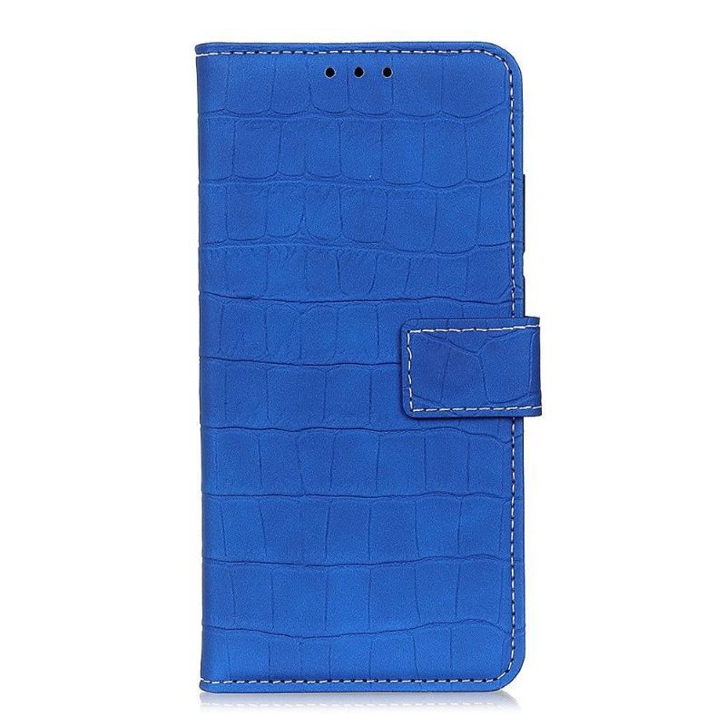 Etui Na Telefon Pokrowce do Xiaomi 12 Biznes Croco Look Stitching