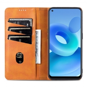 Case do Oppo A94 5G Biznes Portfel Sztuczna Skóra