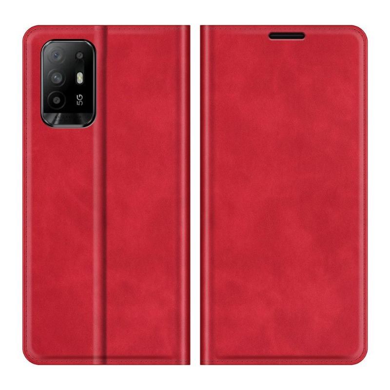 Etui do Oppo A94 5G Classic Faux Skórzany Stojak Funkcyjny