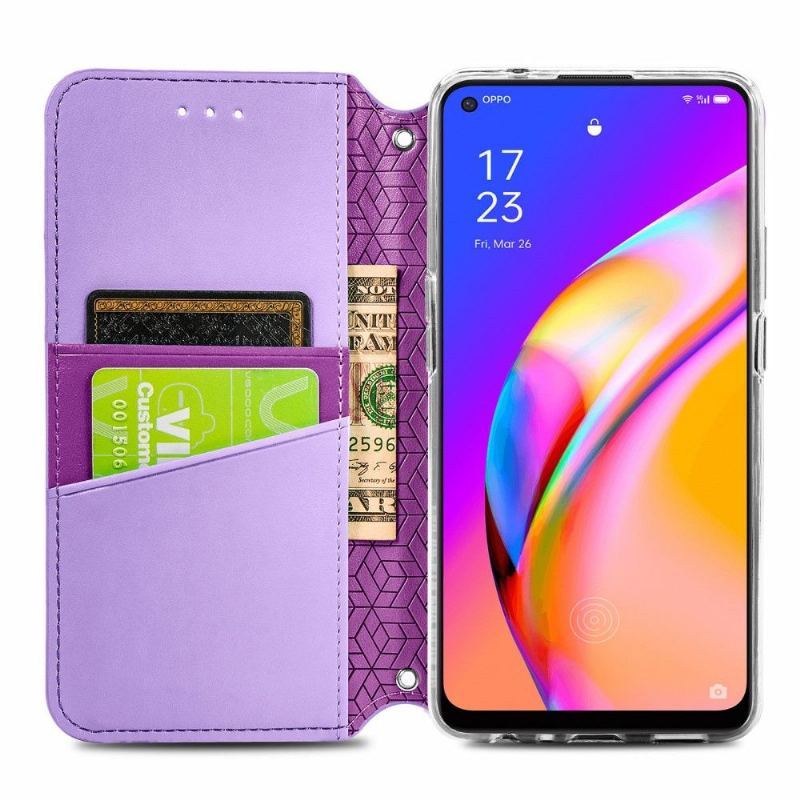 Etui Folio do Oppo A94 5G Classic Chic Mandala Faux Leather