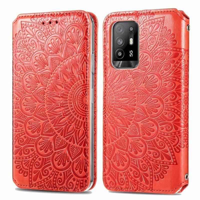 Etui Folio do Oppo A94 5G Classic Chic Mandala Faux Leather