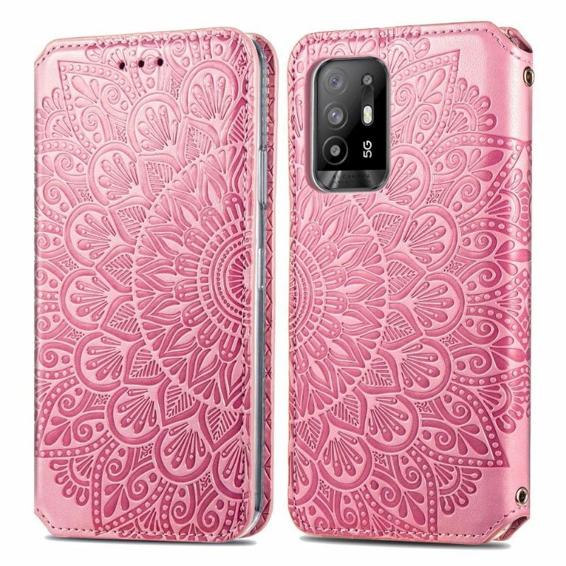 Etui Folio do Oppo A94 5G Classic Chic Mandala Faux Leather