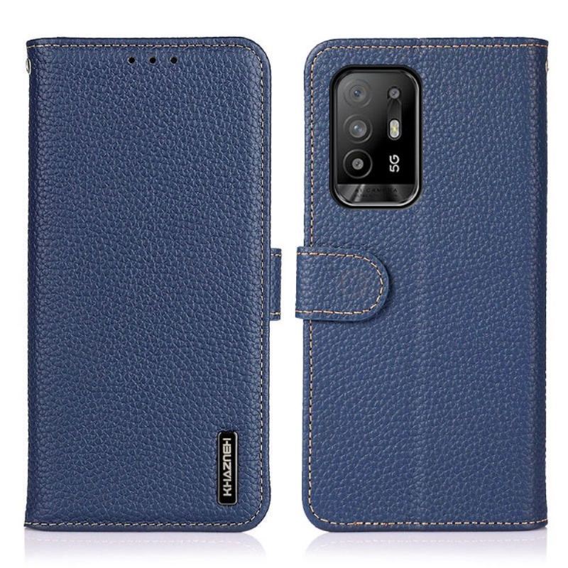 Etui Folio do Oppo A94 5G Classic Khazneh Leather