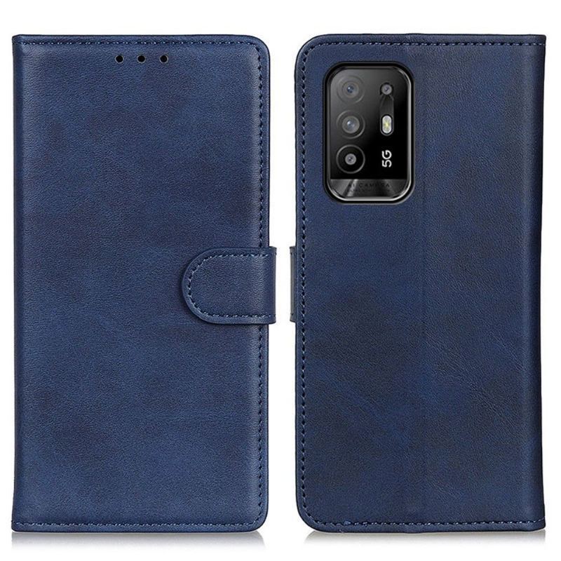 Etui Folio do Oppo A94 5G Marius Efekt Matowej Skóry