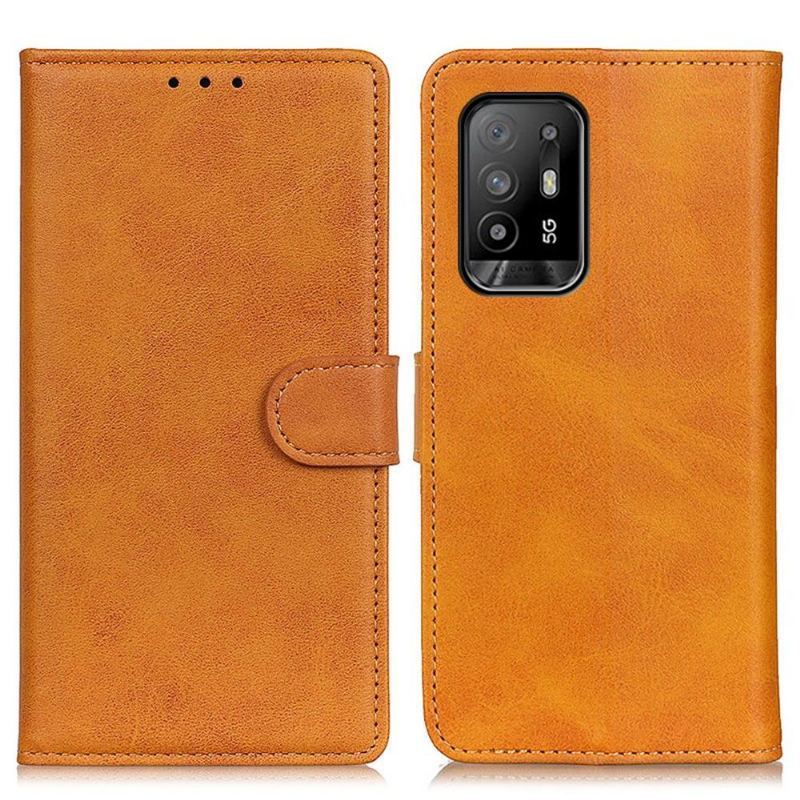 Etui Folio do Oppo A94 5G Marius Efekt Matowej Skóry