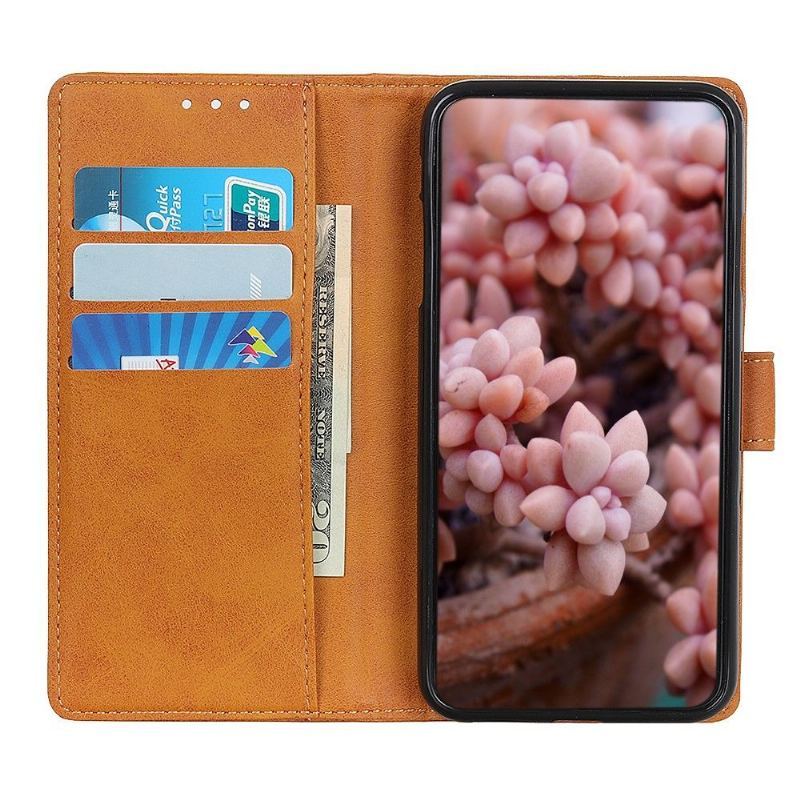 Etui Folio do Oppo A94 5G Marius Efekt Matowej Skóry