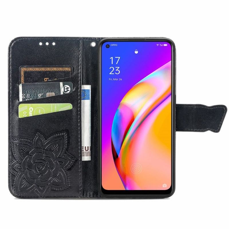 Etui Folio do Oppo A94 5G Motyl Ulga