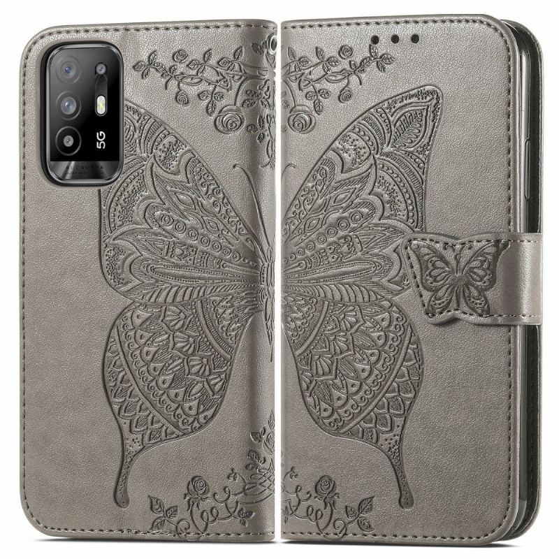 Etui Folio do Oppo A94 5G Motyl Ulga