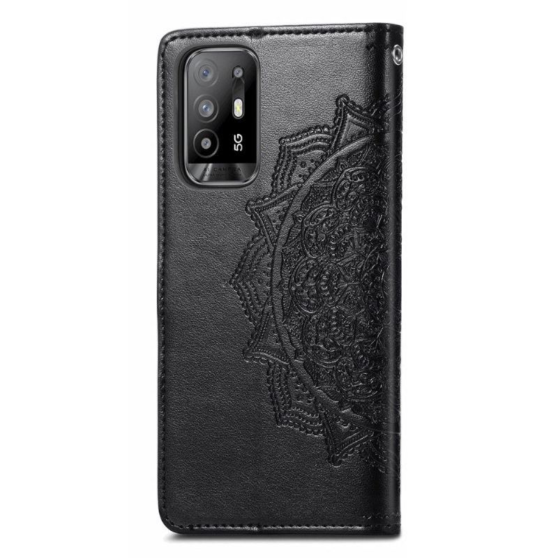 Etui Na Telefon Pokrowce do Oppo A94 5G Biznes Mandala Relief Faux Leather