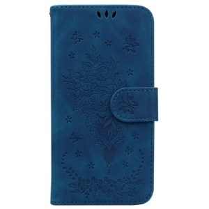 Etui Folio Do Samsung Galaxy S24 Fe Bukiet Róż Z Paskiem