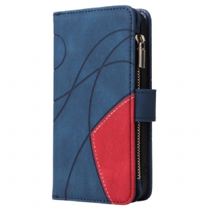 Etui Folio Samsung Galaxy S24 Fe Dwukolorowy Portfel Etui Ochronne