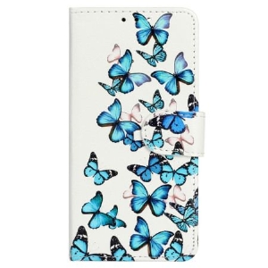 Obudowa Samsung Galaxy S24 Fe Etui Na Telefon Niebieskie Motyle W Locie