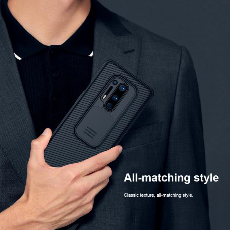 Etui do OnePlus 8 Pro Biznes Z Tylną Osłoną Obiektywu